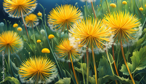Dandelion Dreamscape  Art in Nature