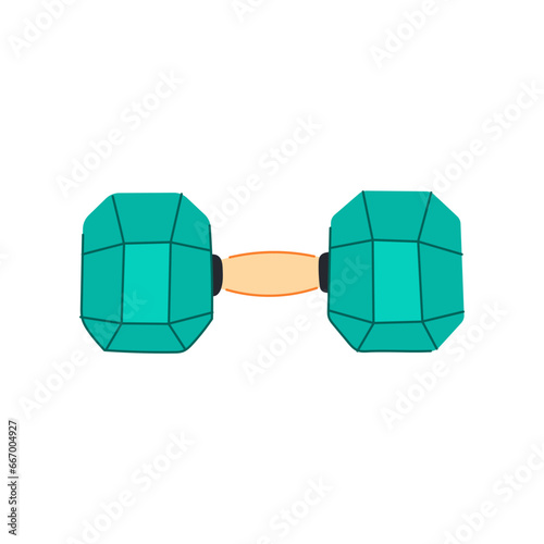 dumbbell dumbbell cartoon. weight health, training exercise, strength healthy dumbbell dumbbell sign. isolated symbol vector illustration