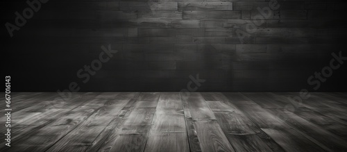 Monochrome wooden floor texture