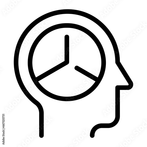 business analyst line icon