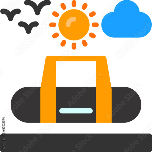 Yoga mat Icon