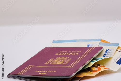 Fotografie Spanish passport, country access document