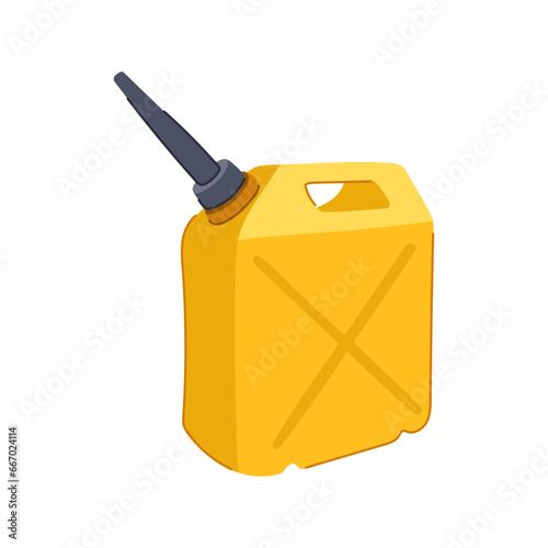 oil fuel can cartoon. gas tank, ister automobile, energy jerry oil fuel can sign. isolated symbol vector illustration