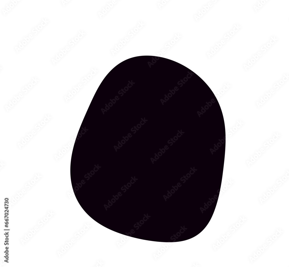 black random organic Blob shape black random organic Blob shape