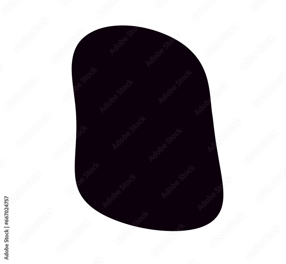 black random organic Blob shape black random organic Blob shape
