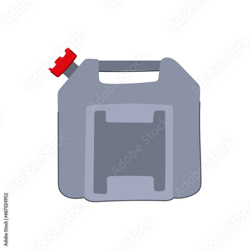 automobile fuel can cartoon. energy jerry, gallon liquid, container transportation automobile fuel can sign. isolated symbol vector illustration