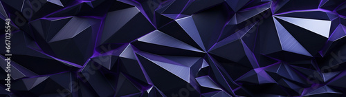 Minimal business banner with purple amethyst stones texture. Generative AI
