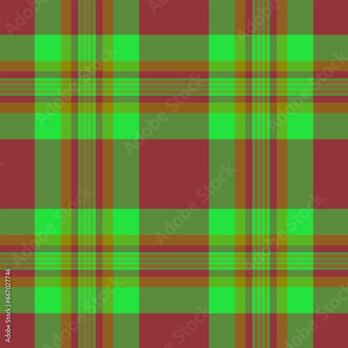 Seamless plaid vector of textile pattern texture with a check tartan background fabric.