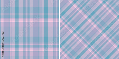 Pattern tartan vector of seamless check texture with a plaid fabric textile background.