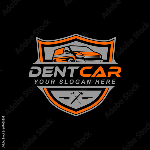 Dent car logo template vector illustration