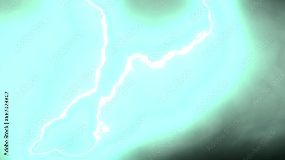 abstrakte animierte grüne leuchtende Struktur, Linien, rauch, Bewegung, energie, power,Plasma, blitze, strom, Hintergrund
