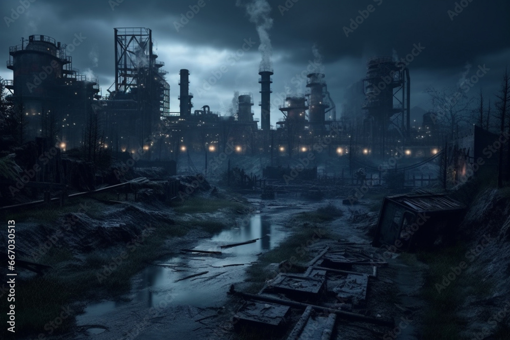 Obraz premium city landscape