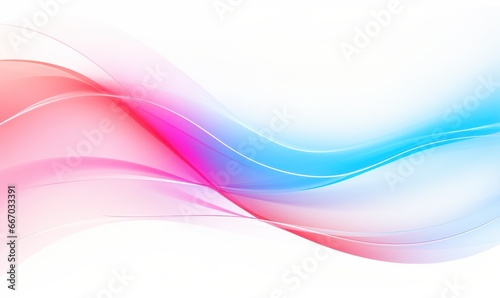 abstract colorful background with smooth lines in blue, pink and red.