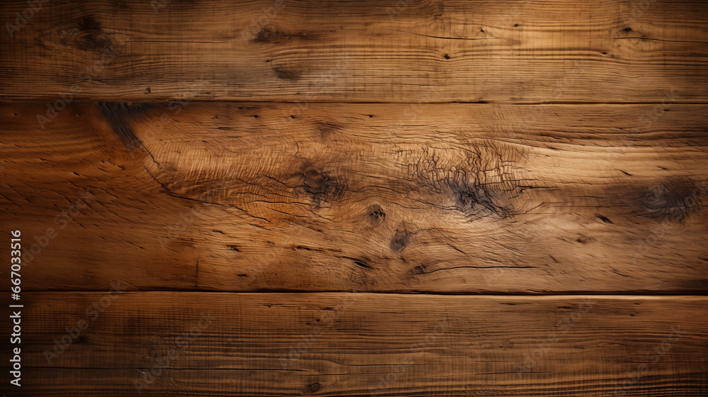 Fototapeta premium Wooden texture. Wood background for design and decoration. Old wood texture. Floor surface. Wooden background with horizontal planks