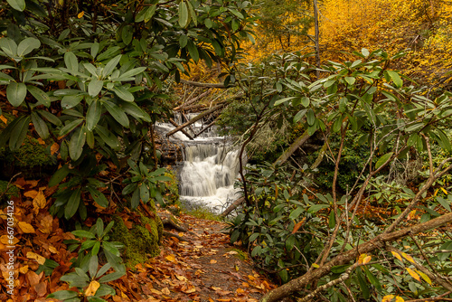 Top of Dingmans Falls in Pennsylvania photo