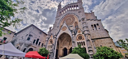 Photography church Parish of San Bartholomew, Patron Saint of Sóller