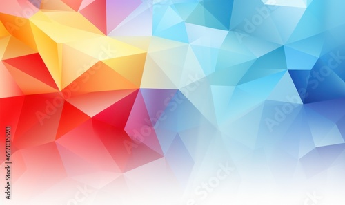 Abstract colorful polygonal background.  illustration for your design.