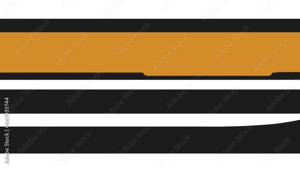 Horizontal wide black stripes and one golden area flicker across the screen. Horizontal wide black stripes and one golden area flicker across the screen.