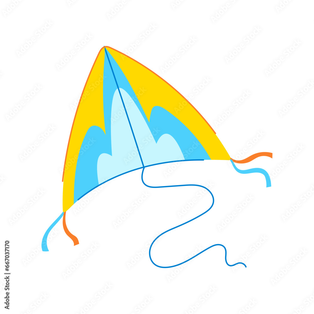 leisure kite cartoon. activity summer, string childhood, object play leisure kite sign. isolated symbol vector illustration leisure kite cartoon. activity summer, string childhood, object play leisure kite sign. isolated symbol vector illustration