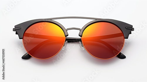 Sunglasses design element isolated on white background