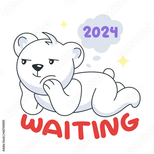 Waiting Bear 