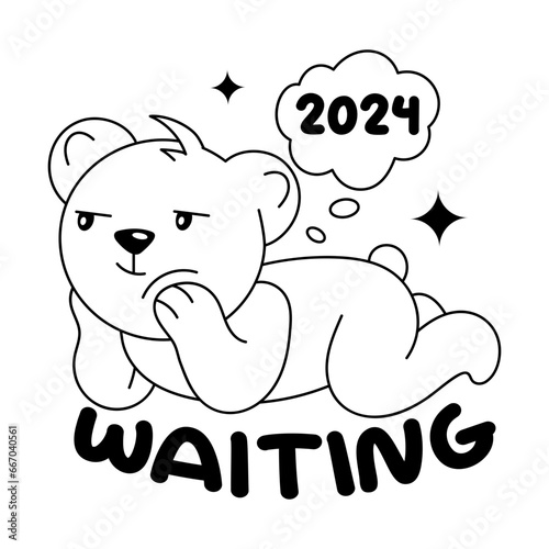 Waiting Bear 