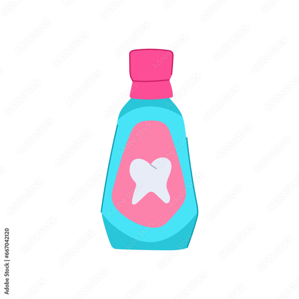 hygiene mouthwash cartoon. fresh wash, antiseptic blue, rinse health hygiene mouthwash sign. isolated symbol vector illustration hygiene mouthwash cartoon. fresh wash, antiseptic blue, rinse health hygiene mouthwash sign. isolated symbol vector illustration