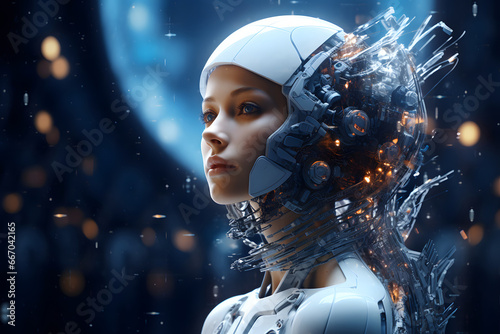 Artificial Intelligence - Tomorrow's Human-AI Interaction #667042165