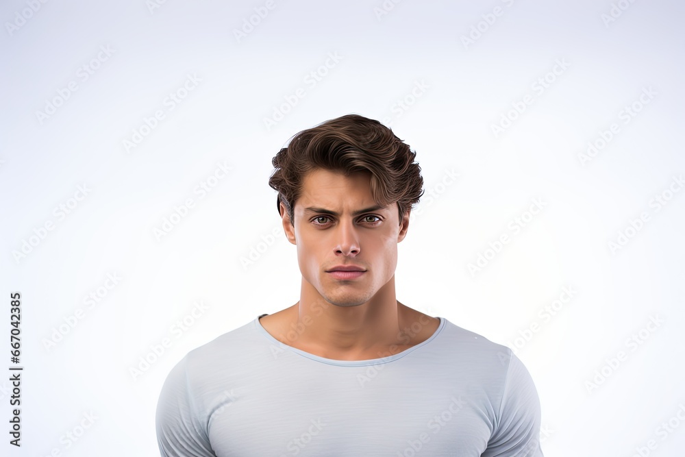A portrait of a young, upset male displaying a range of negative emotions, from anger to sadness. A portrait of a young, upset male displaying a range of negative emotions, from anger to sadness.