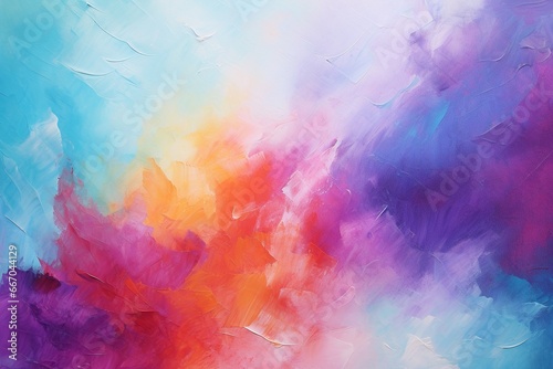 Vibrant Abstract Canvas Painting