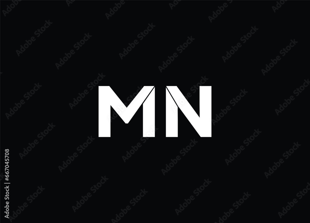MN logo design and monogram logo MN logo design and monogram logo