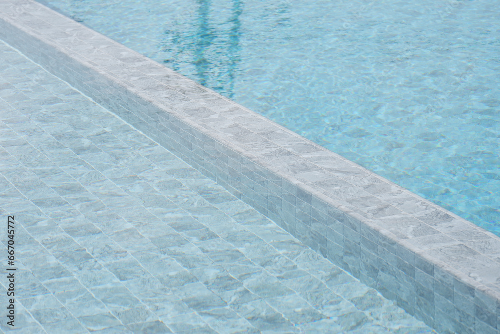 Swimming pool water surface background.