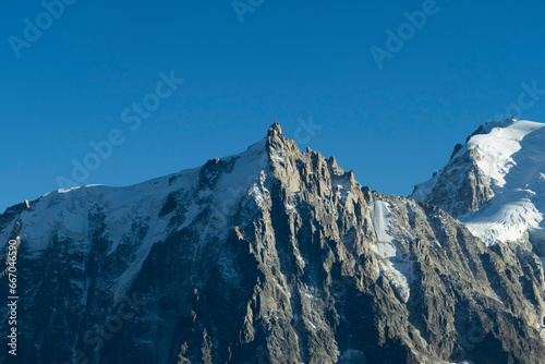 Aiguille du Midi Mountain in French Alps. France