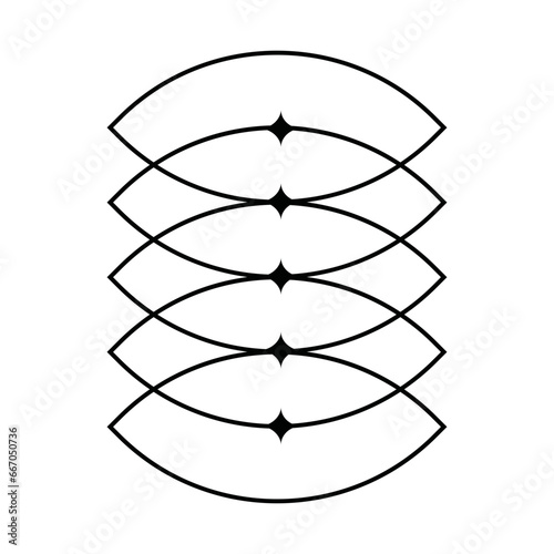 Monoline Aesthetic Element
