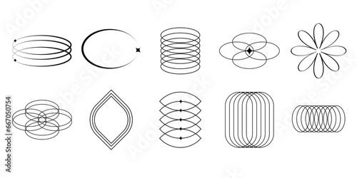 Monoline Aesthetic Element