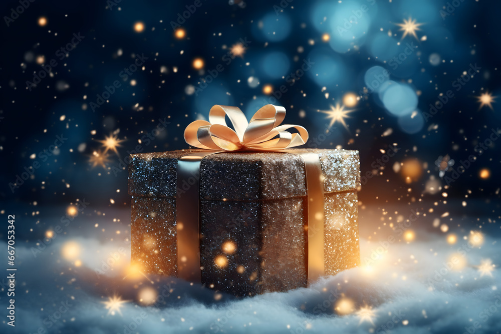 christmas tree decorations, santa claus with gifts, snowman in the snow, christmas gift boxes christmas tree decorations, santa claus with gifts, snowman in the snow, christmas gift boxes