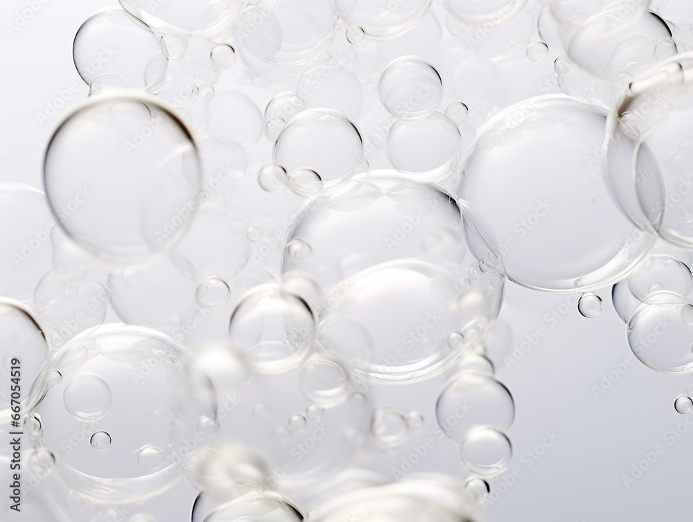 Abstract background with foam bubbles