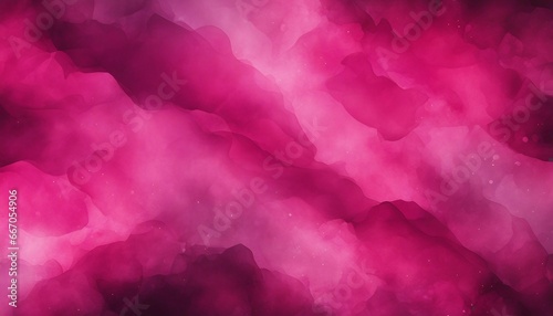 Hand painted dark pink color with watercolor texture Abstract background