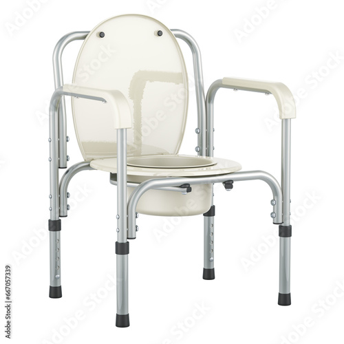 Canvastavla Steel Commode Chair