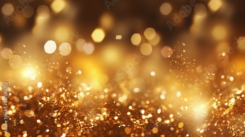 golden Christmas particles and sprinkles for a holiday celebration like Christmas or new year. shiny golden lights. wallpaper background, stock photo © arjan_ard_studio