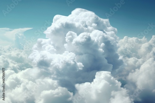 cloud in the sky. Generative AI © Taha