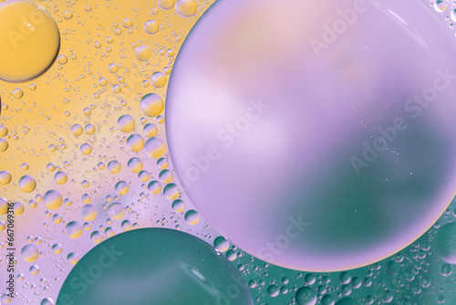 oil drops in water AbstractImageRainbow Abstract background with colorful gradient colors.