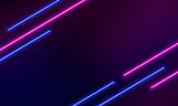 abstract background with glowing lines coloring purple blue