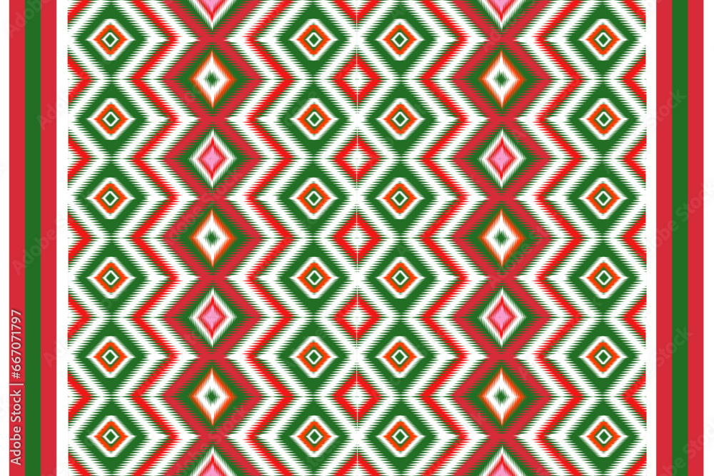 Traditional ethnic fabric pattern, seamless pattern design for textiles, rugs, wallpaper, clothing, sarong, scarf, batik, wrap, embroidery, print, background, vector illustration. pixel art Traditional ethnic fabric pattern, seamless pattern design for textiles, rugs, wallpaper, clothing, sarong, scarf, batik, wrap, embroidery, print, background, vector illustration. pixel art