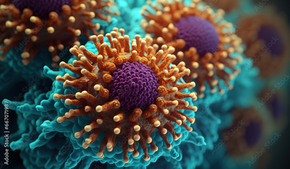 abstract virus cell science concept abstract virus cell science concept