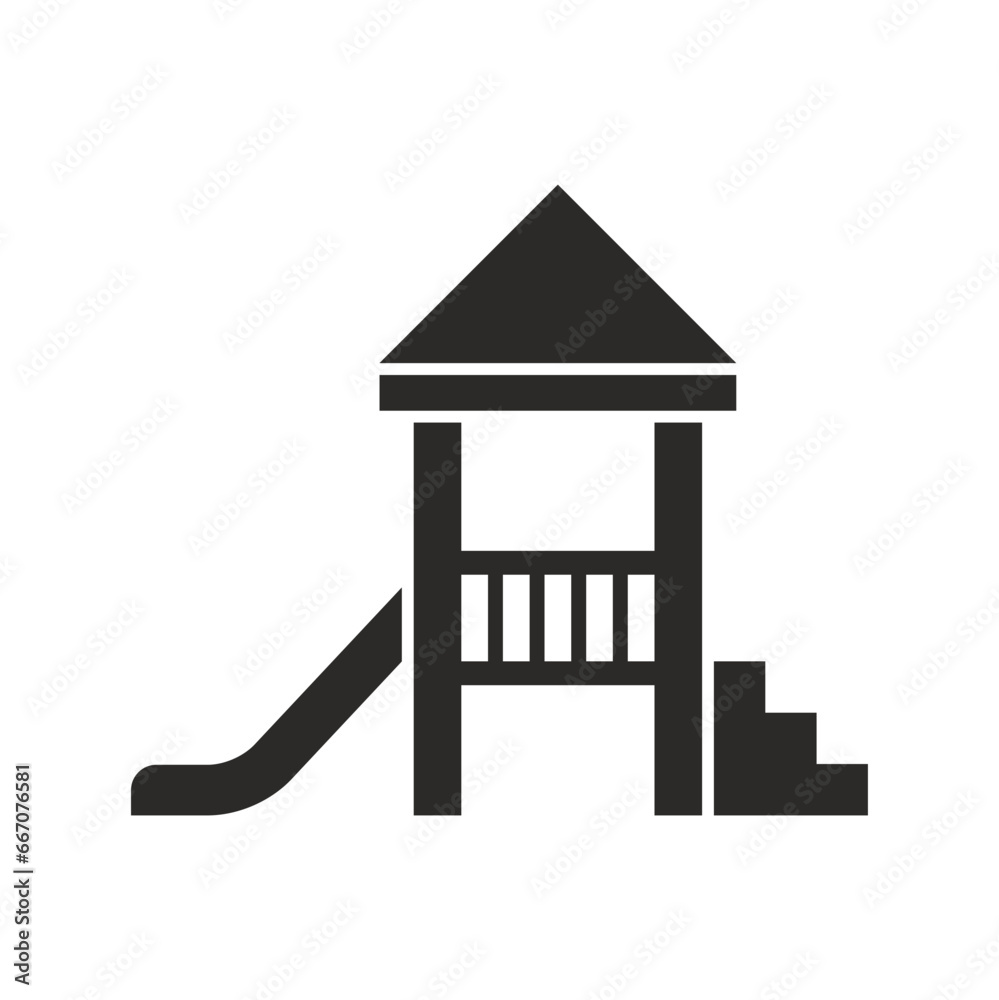 Playground icon. Vector icon isolated on white background.