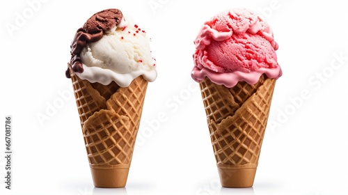 ice cream cone  generated by AI