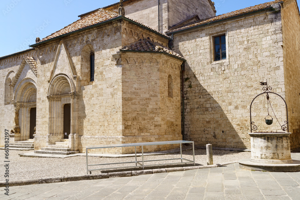 San Quirico d Orcia, historic town in Tuscany San Quirico d Orcia, historic town in Tuscany