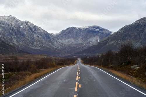 Road trip on the Norwegian highland