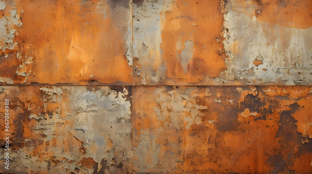 texture plaque de métal rouillée, généré par IA texture plaque de métal rouillée, généré par IA
